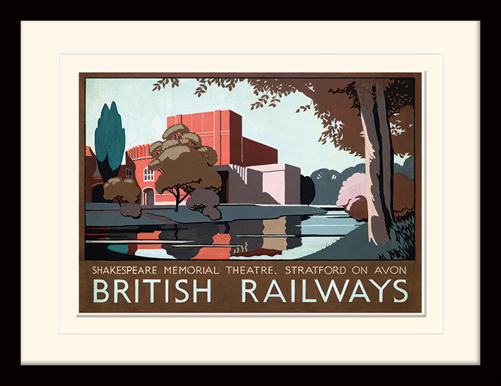 Stratford on Avon (Shakespeare) Mounted & Framed 30 x 40cm Prints