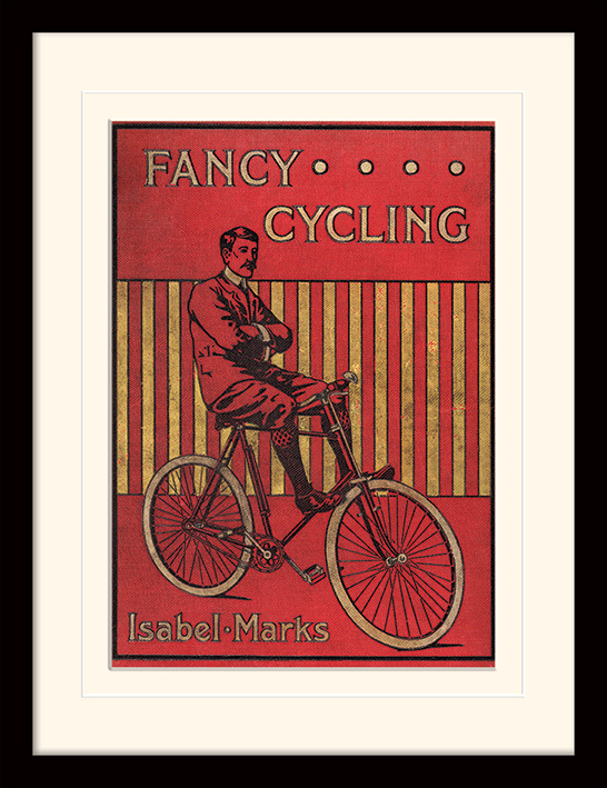 Fancy Cycling Mounted & Framed 30 x 40cm Print