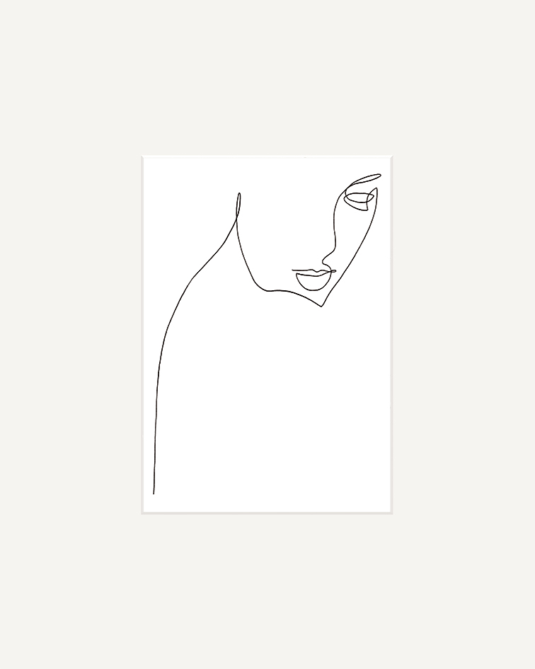 Louise Nisbet (Serenity) Mounted Print