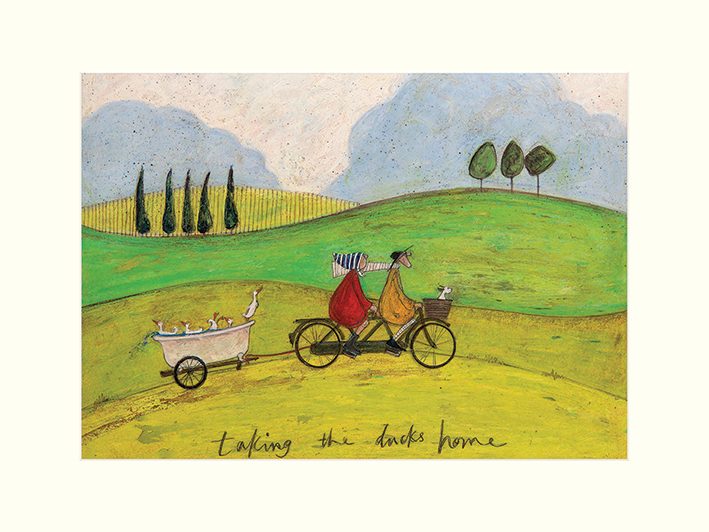 Sam Toft (Taking the Ducks Home) Mounted Prints