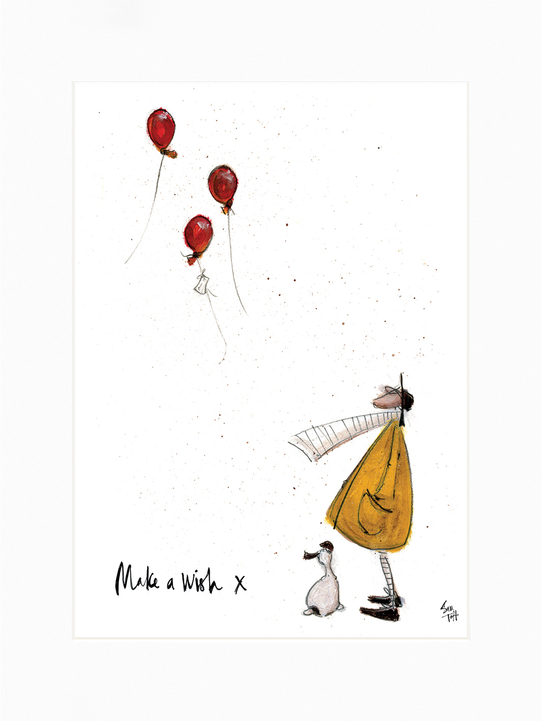 Sam Toft (Make a Wish) Mounted Print