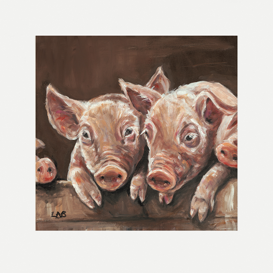 Louise Brown (Oink!) Mounted Prints