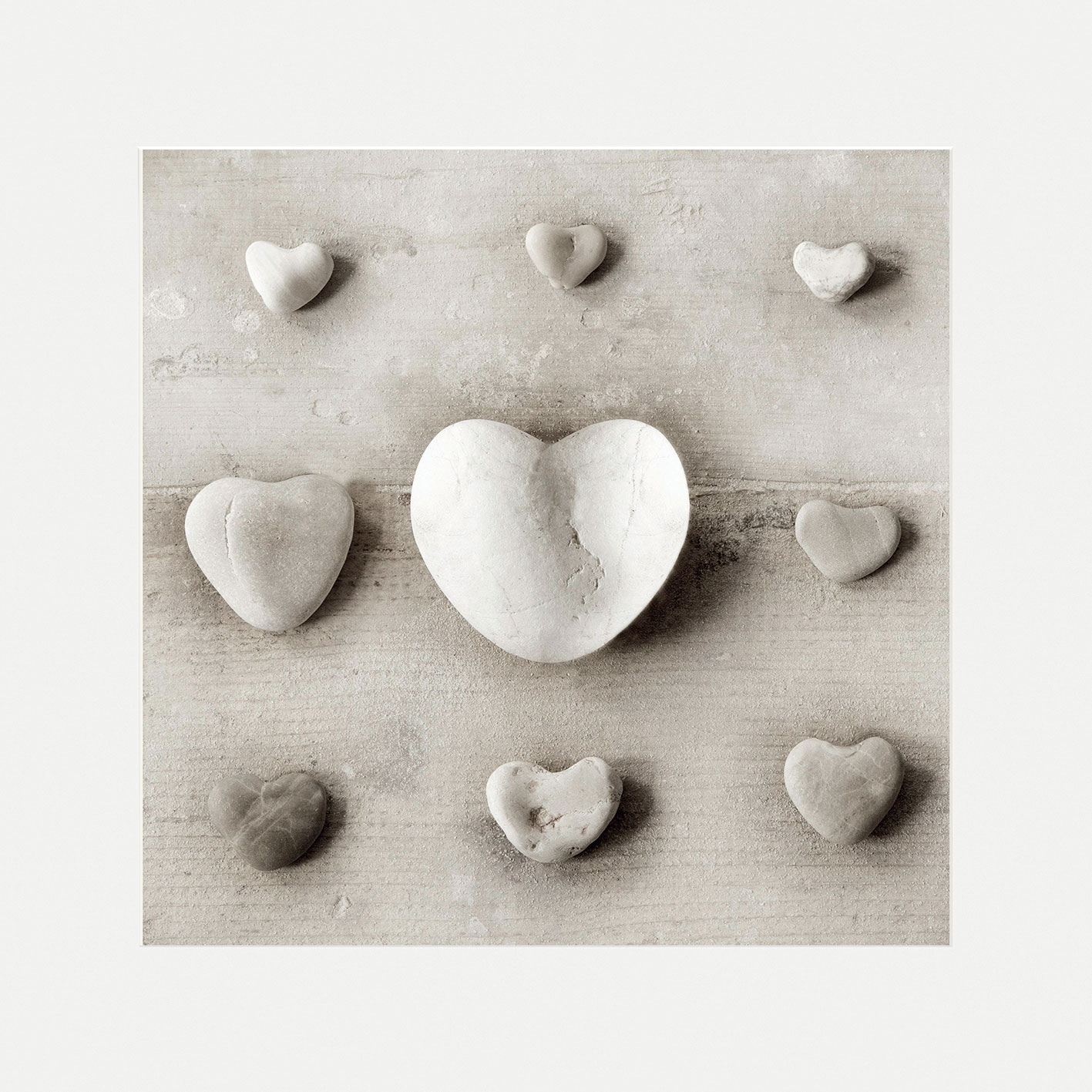 Ian Winstanley (Stone Hearts) Mounted Print