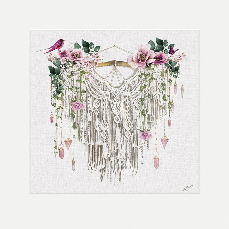 Summer Thornton (Macramé) Mounted Prints
