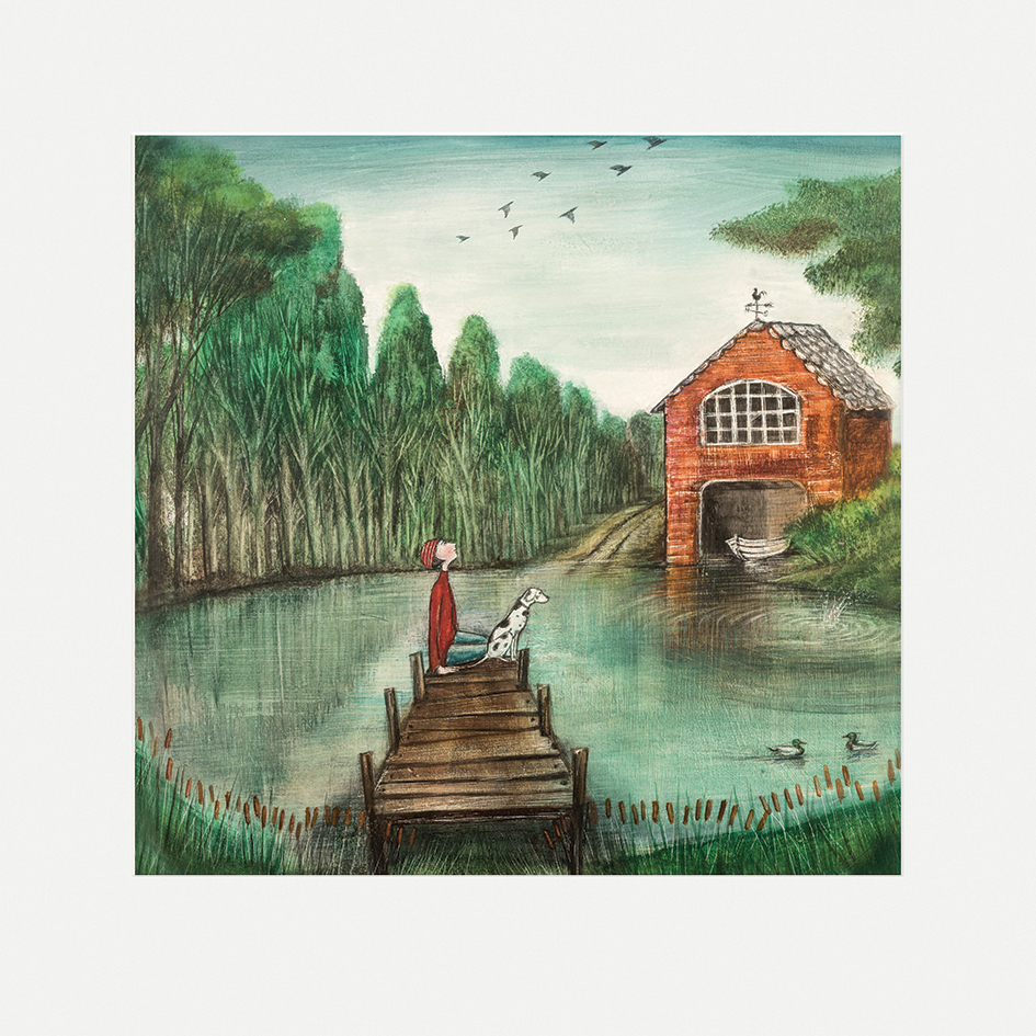 Joe Ramm (Boat House) Mounted Prints
