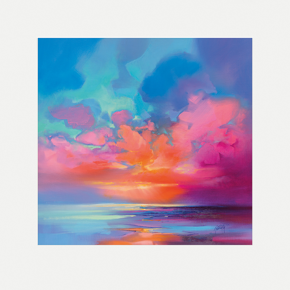 Scott Naismith (Creation of Blue 2) Mounted Prints
