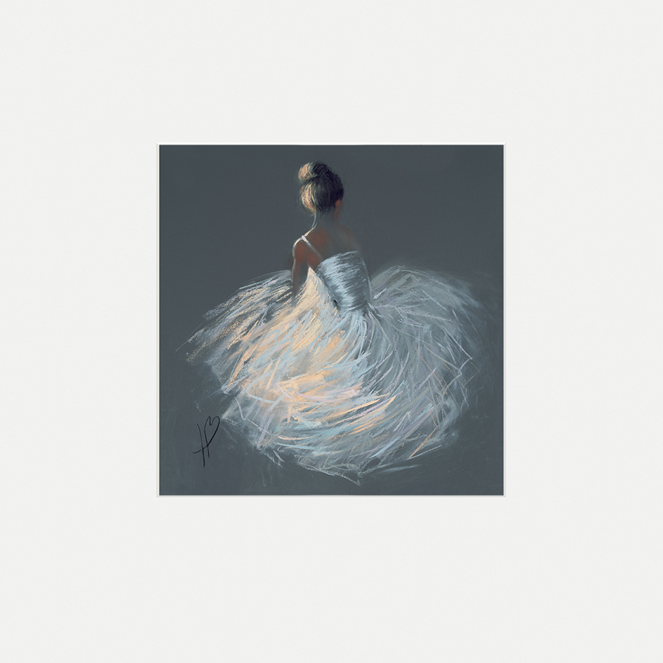 Hazel Bowman (Tutu) Mounted Print