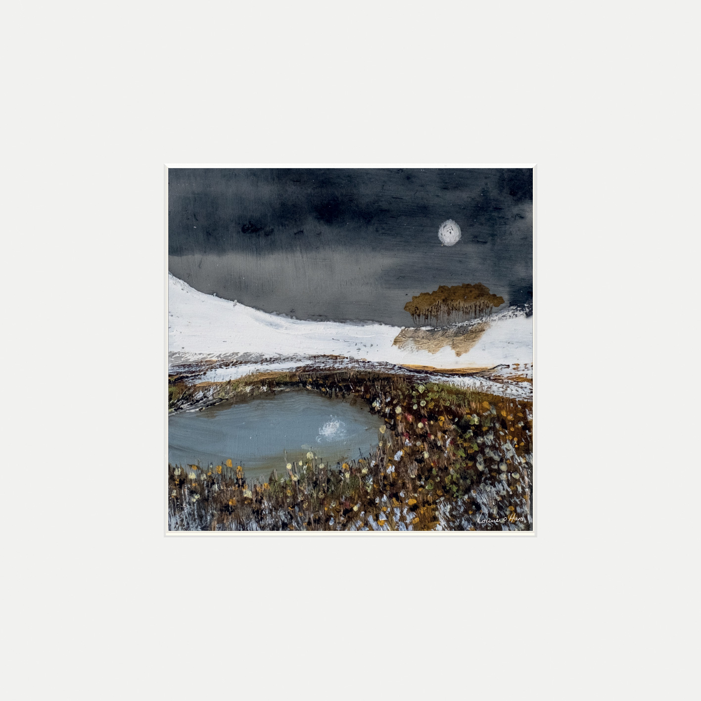 Louise O'Hara (A Tranquil Moon II) Mounted Prints