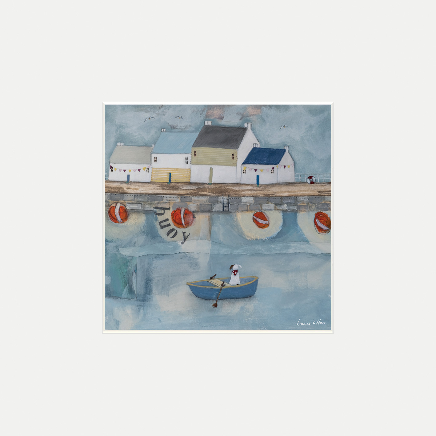 Louise O'Hara (Waiting Patiently) Mounted Prints