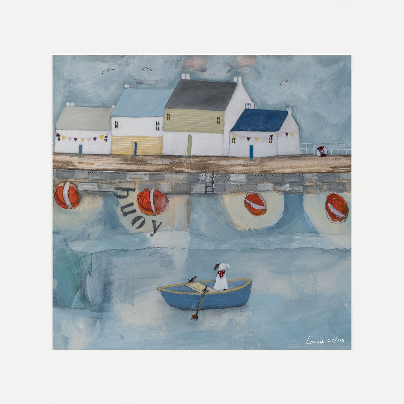 Louise O'Hara (Waiting Patiently) Mounted Prints