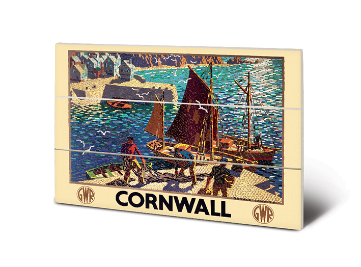 Cornwall (9) Wood Print
