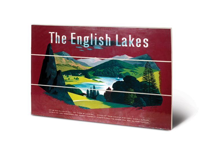 The English Lakes (1) Wood Prints
