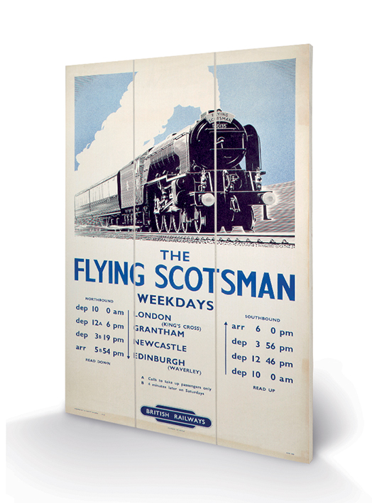 The Flying Scotsman (2) Wood Prints