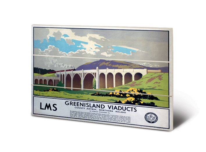 Greenisland Viaducts Wood Prints