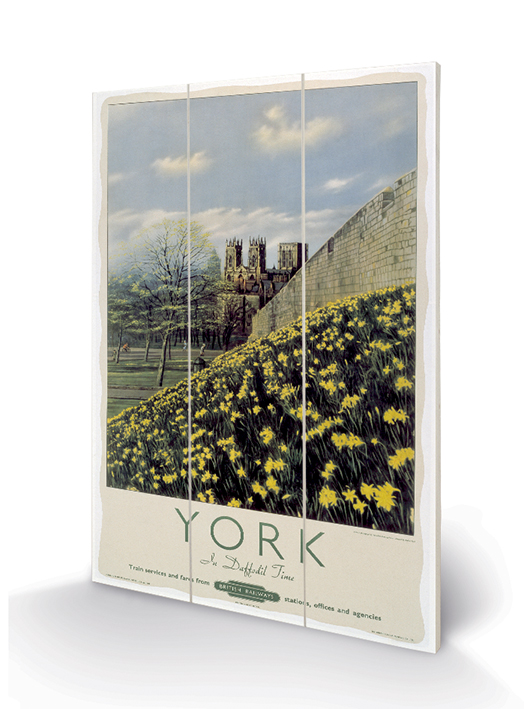 York (4) Wood Prints