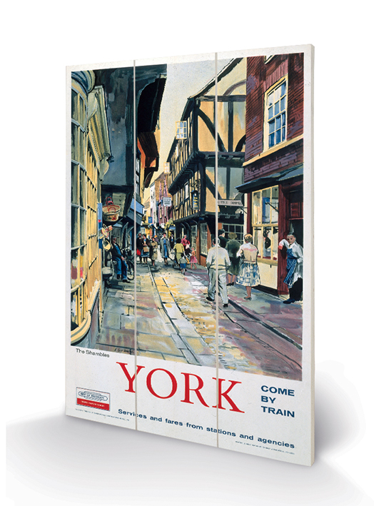 York (The Shambles) Wood Prints