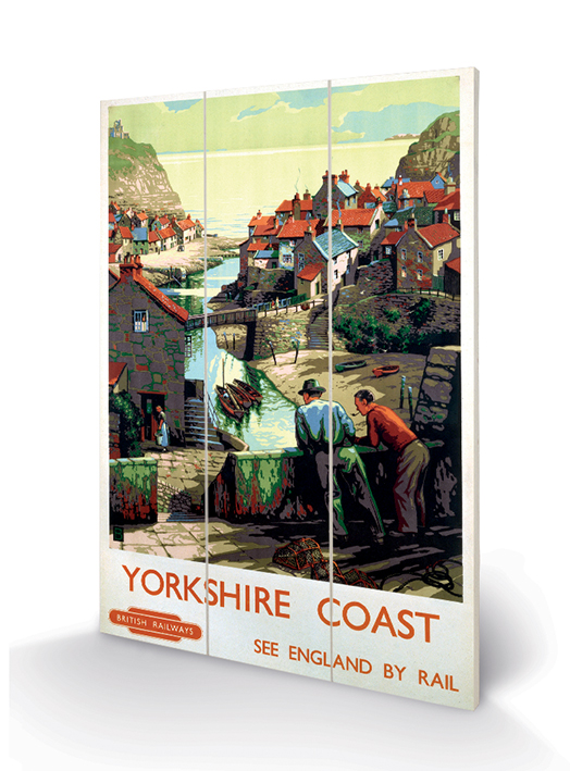 Yorkshire Coast 4 Wood Prints