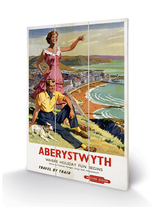 Aberystwyth Wood Print