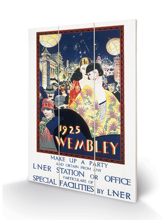 Wembley 1925 Wood Print