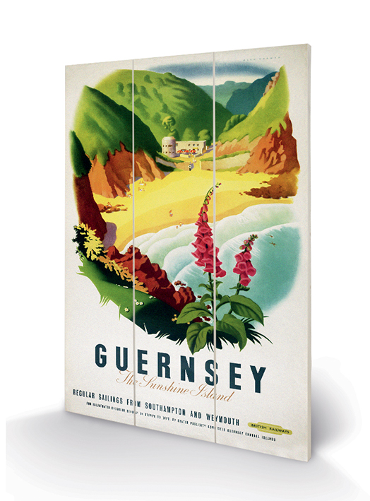 Guernsey (Beach) Wood Prints