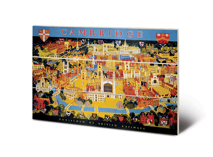 Cambridge (Crests) Wood Prints