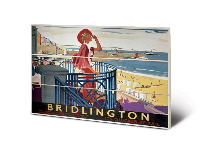 Bridlington (View) Wood Prints