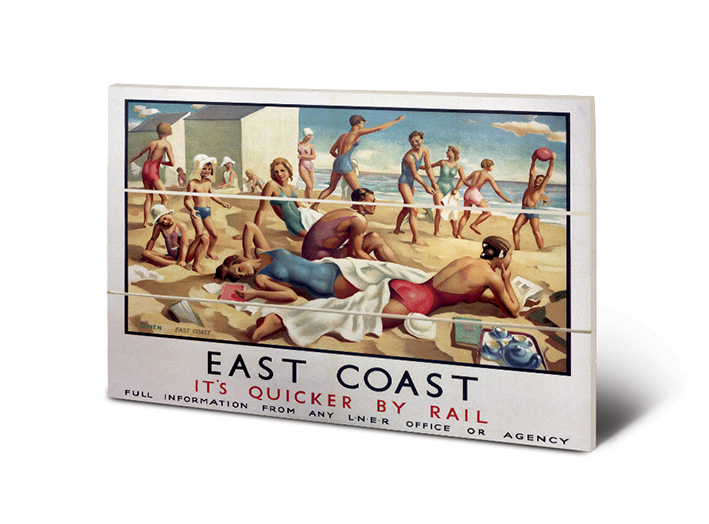 East Coast (Beach) Wood Prints