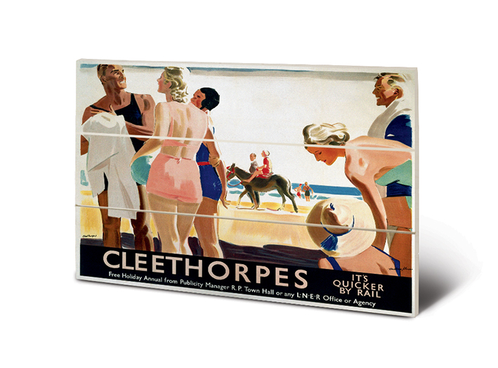 Cleethorpes (Donkey Ride) Wood Prints