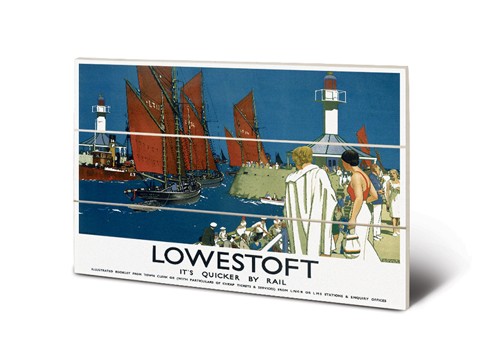 Lowestoft (Boats) Wood Prints