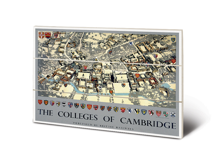 Cambridge (Colleges) Wood Print