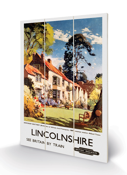 Lincolnshire (Somersby Rectory by Jack Merriott) Wood Print