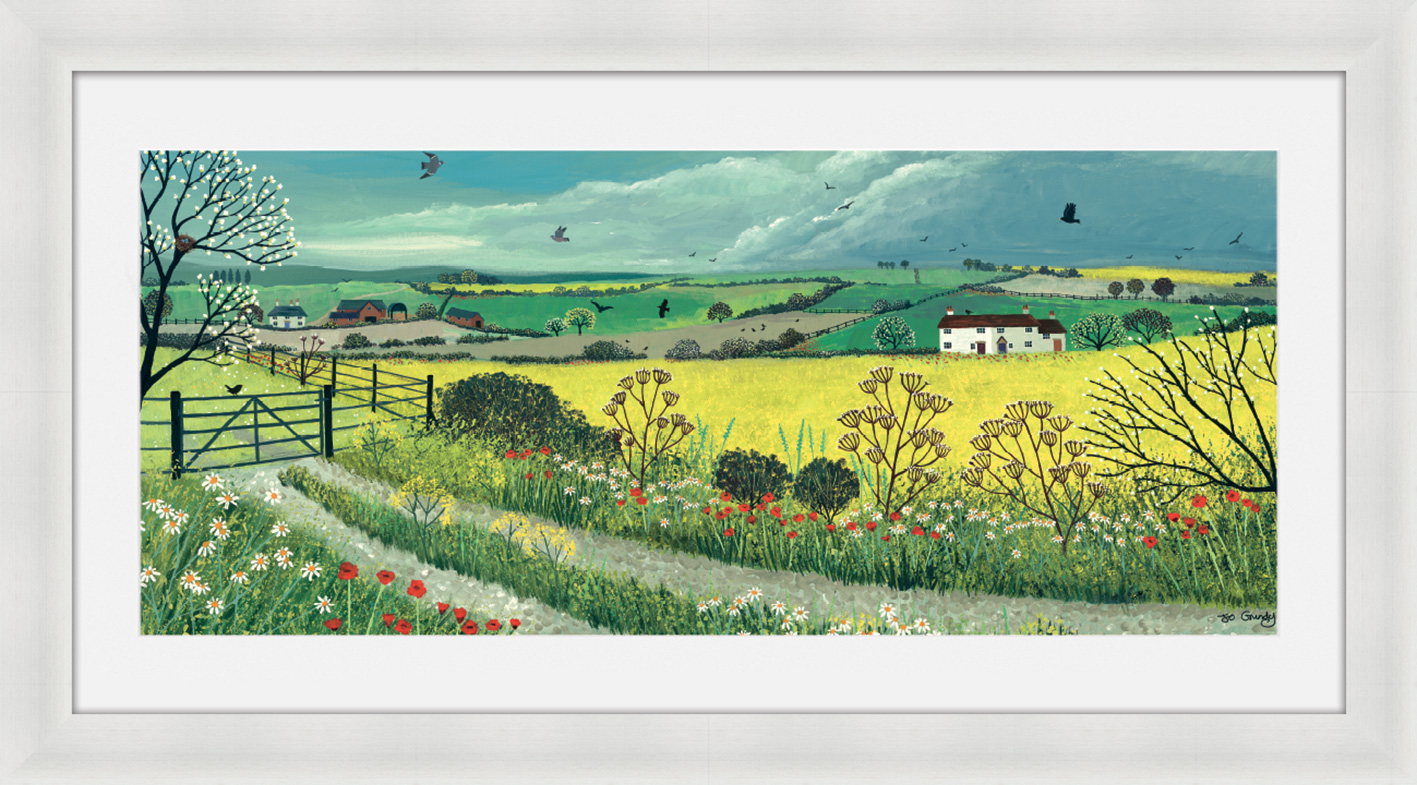 Jo Grundy (Canola Fields) Pre-Framed Art Prints