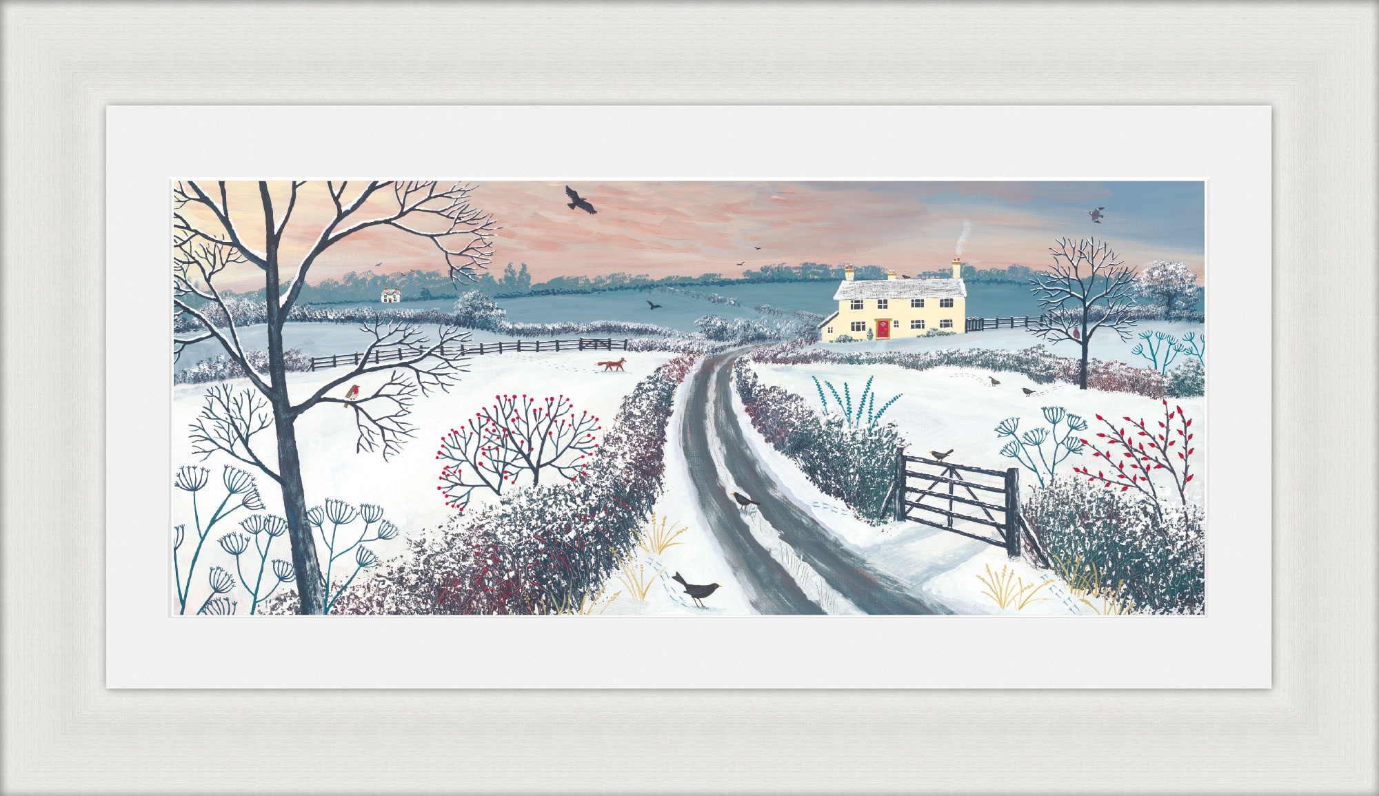 Jo Grundy (Coming Home for Winter) Pre-Framed Art Print