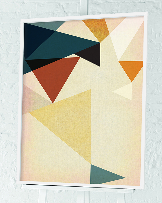 Nicola Evans (Mid-Century Modern II) Pre-Framed Art Print