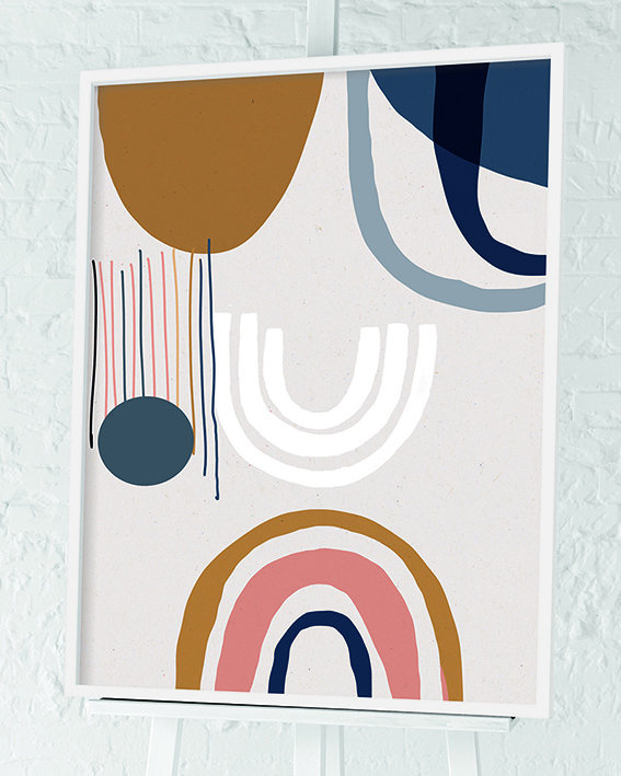 Summer Thornton (Simplicity I) Pre-Framed Art Print | The Art Group