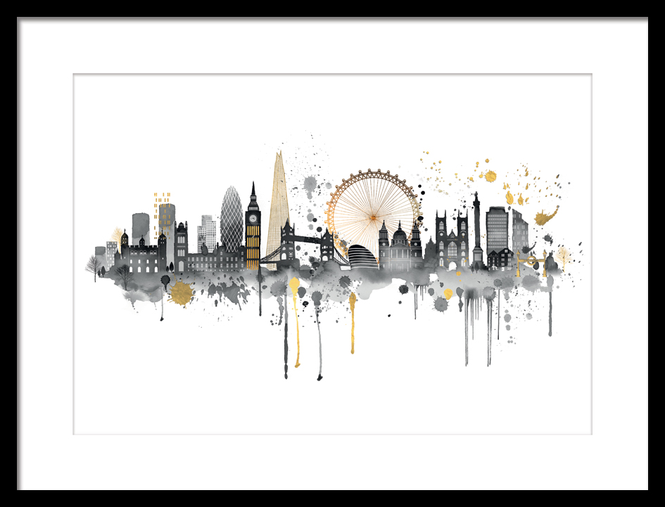 Summer Thornton (London Skyline) Pre-Framed Art Print | The Art Group