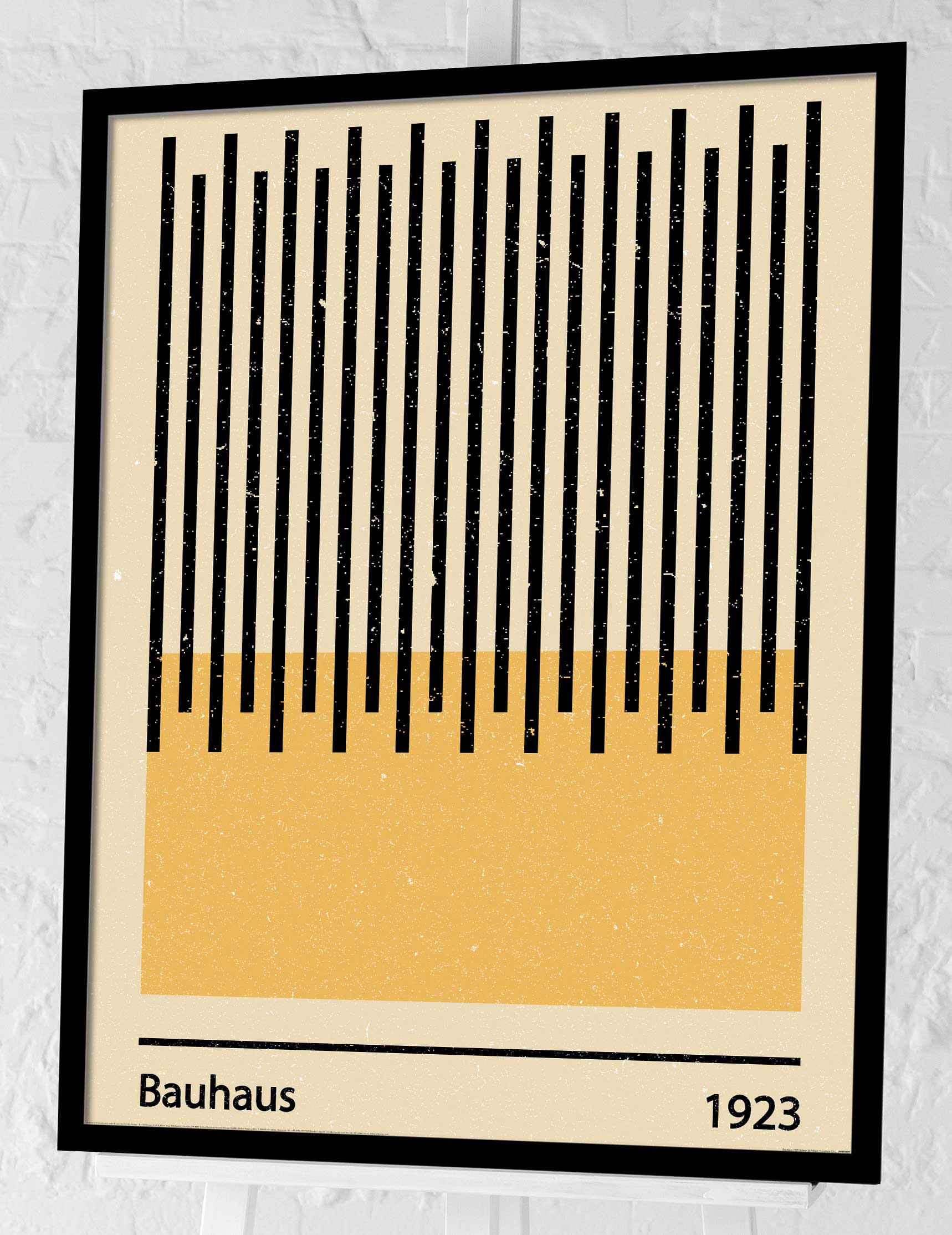William Gustafsson (Bauhaus 1923 Yellow) Pre-Framed Art Print