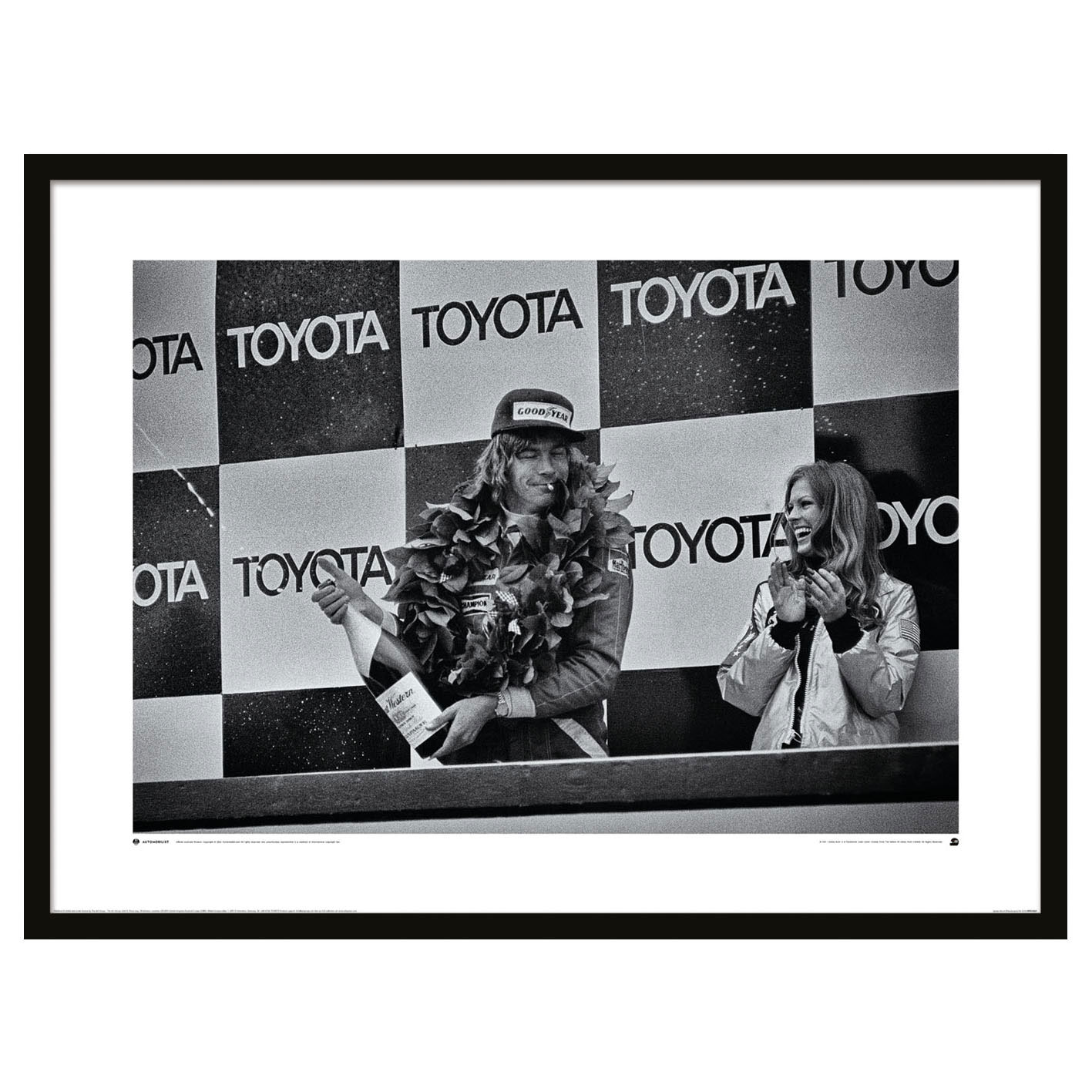 James Hunt (Charismatic) Pre-Framed Art Print