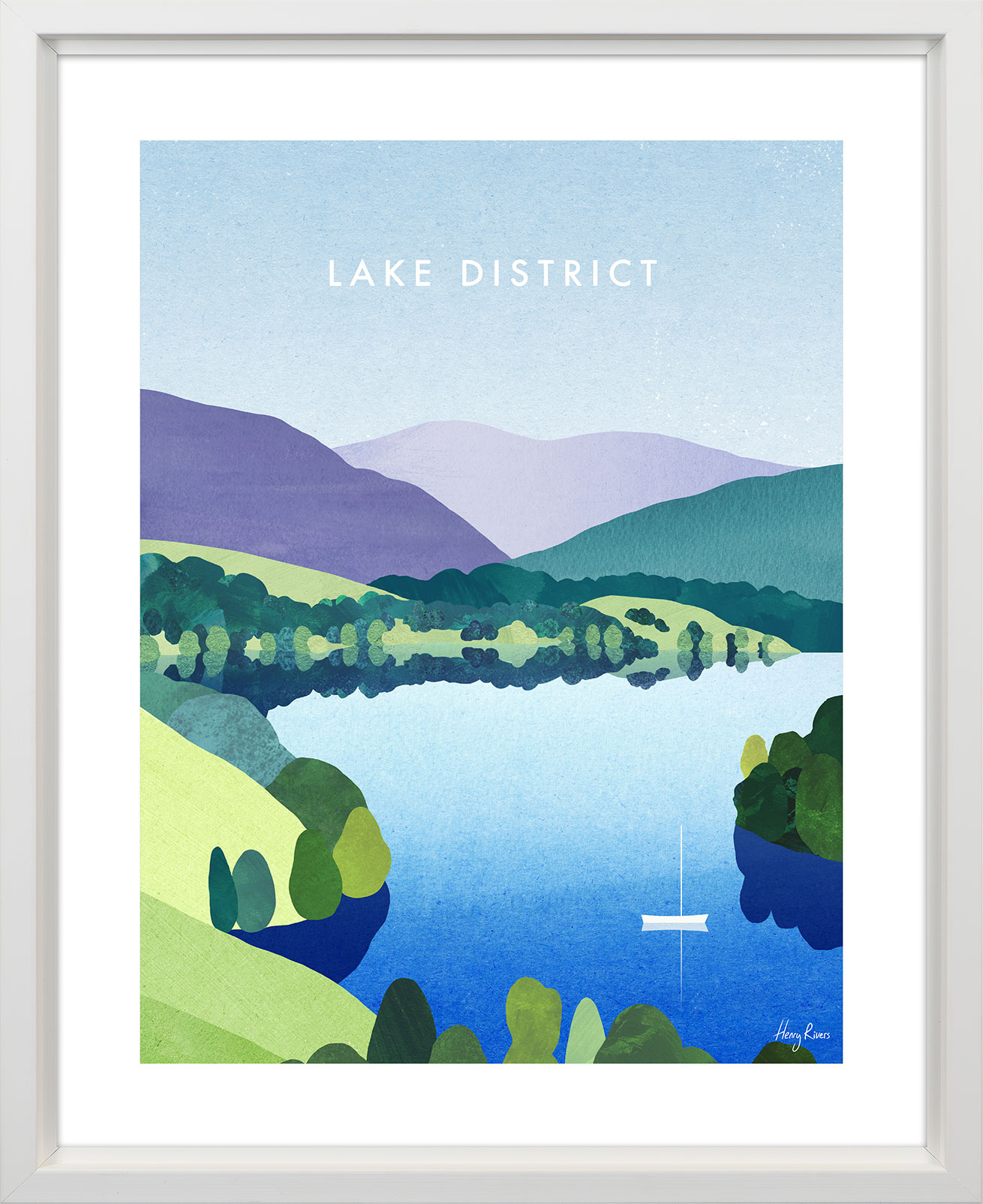Henry Rivers Wall Editions Poster 'Visit Canada' - 50x70 Cm, Carta Patinata Opaca 200g, Margine Bianco