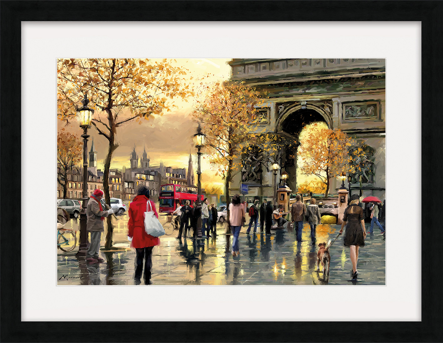 Richard Macneil (Arc De Triomphe) Pre-Framed Art Prints