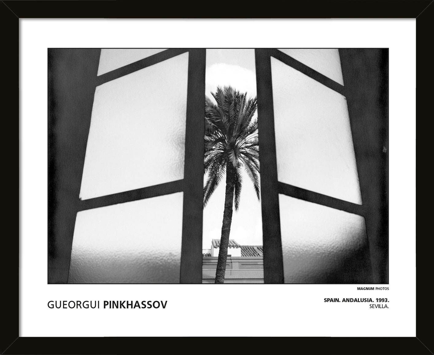 MAGNUM PHOTOS (GUEORGUI PINKHASSOV - SPAIN. ANDALUSIA. 1993. SEVILLA.) Pre-Framed Art Posters