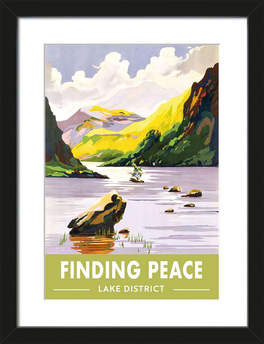National Railway Museum (Finding Peace Lake District) Pre-Framed Art Print