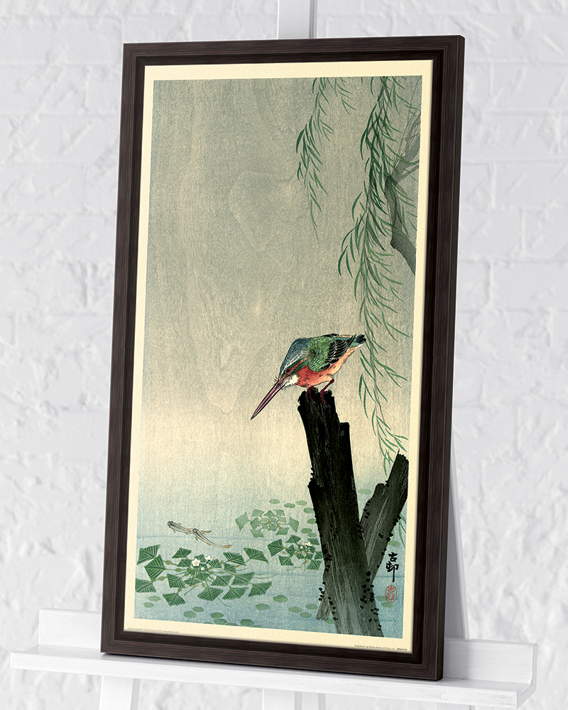 Ohara Koson (Kingfisher) Pre-Framed Art Prints