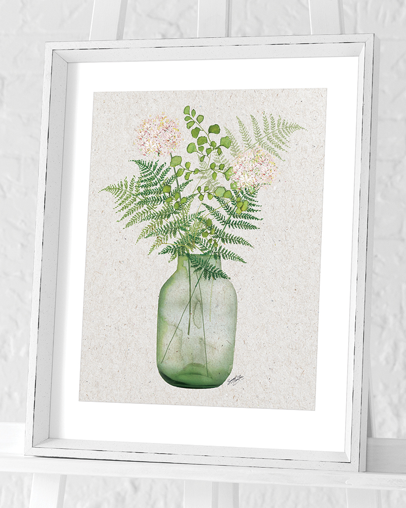Summer Thornton (Vase II) Pre-Framed Art Print | The Art Group