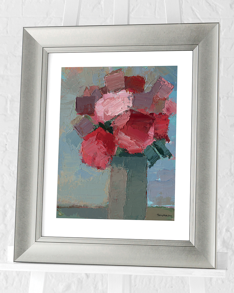 Paul Donaghy (Hydrangea) Pre-Framed Art Print