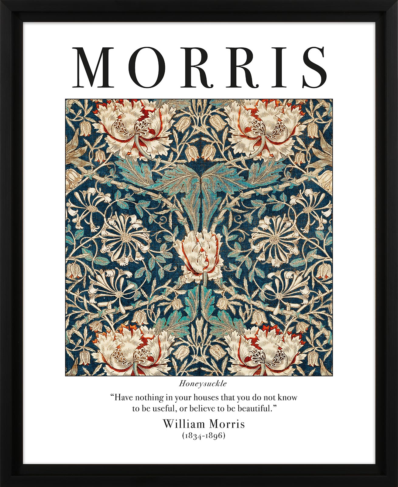 William Morris (Honeysuckle) Art Print | The Art Group