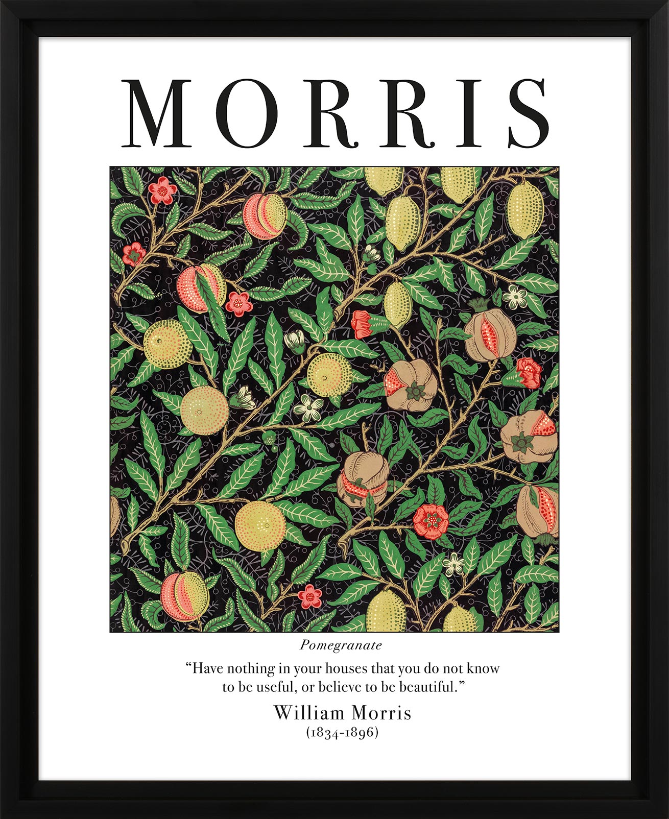 William Morris (Pomegranate) Pre-Framed Art Prints