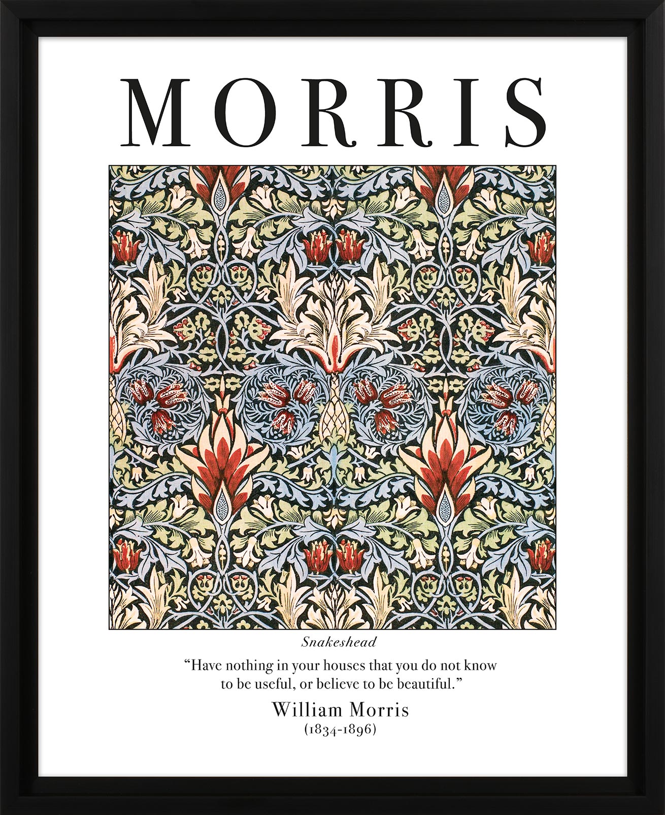 William Morris (Snakeshead) Pre-Framed Art Prints