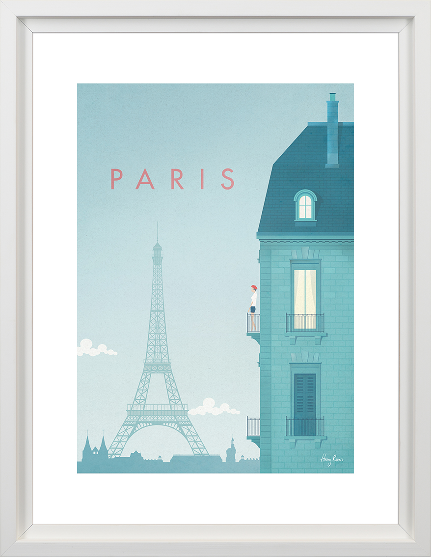 Henry Rivers (Paris) Pre-Framed Art Prints