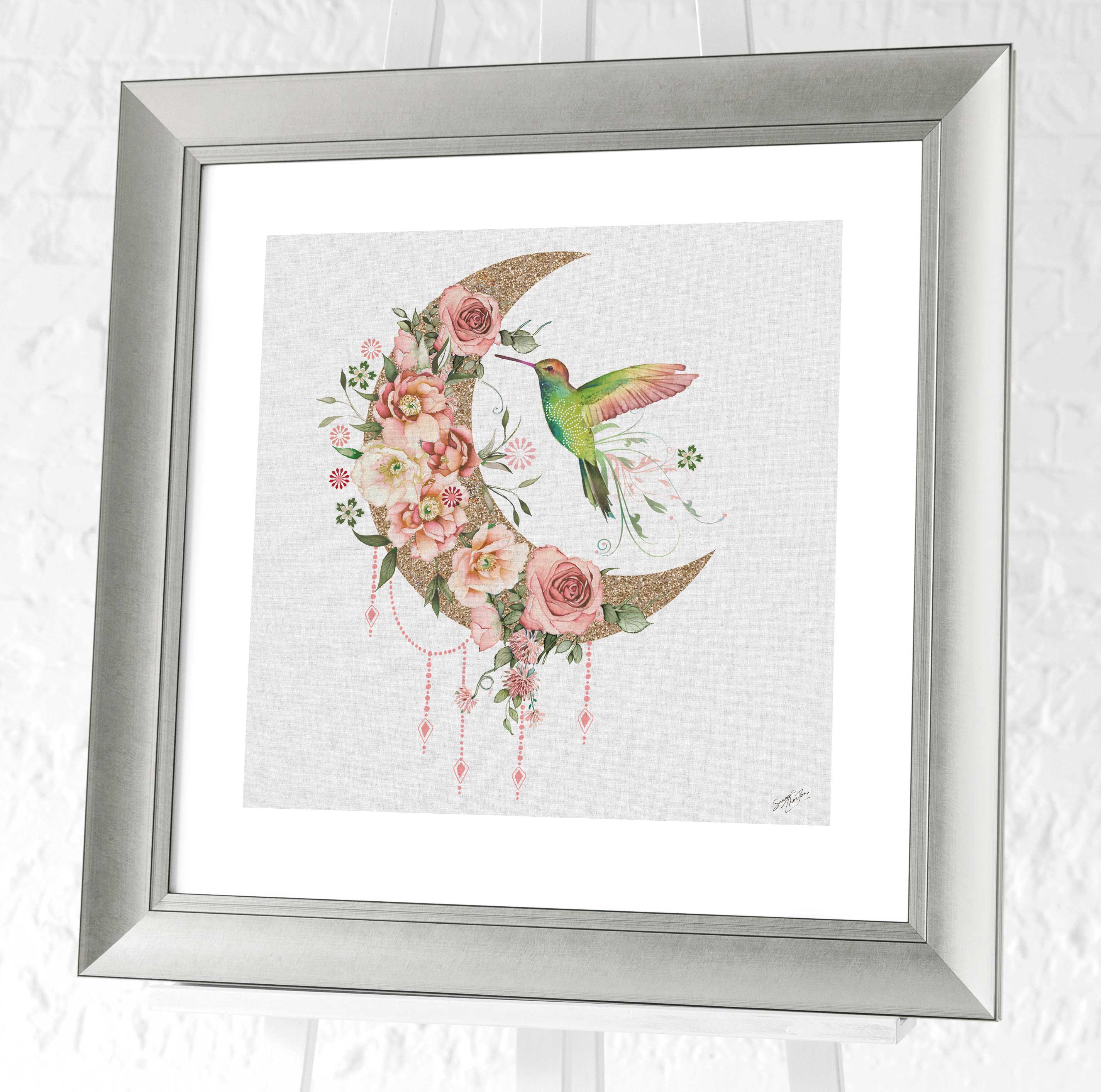 Summer Thornton (Crescent Moon) Pre-Framed Art Print